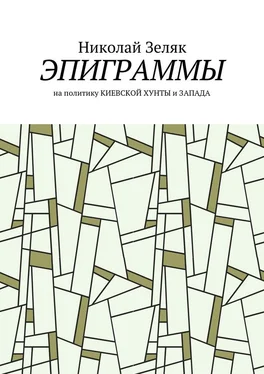 Николай Зеляк Эпиграммы. На политику Киевской хунты и Запада обложка книги