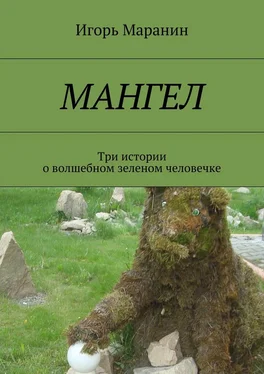 Василий Карасев Мангел. Три истории о волшебном зеленом человечке обложка книги