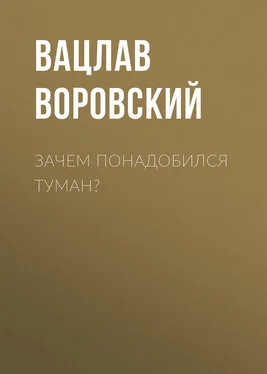 Вацлав Воровский Зачем понадобился туман? обложка книги