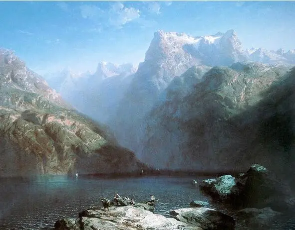 Олександр Калам Озеро Люцерн блакитна симфонія 1855 Після закінчення - фото 1