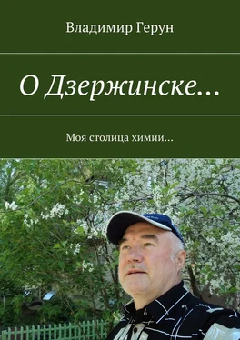 Владимир Герун О Дзержинске… Моя столица химии… обложка книги