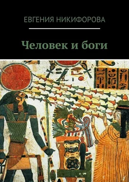 Евгения Никифорова Человек и боги обложка книги
