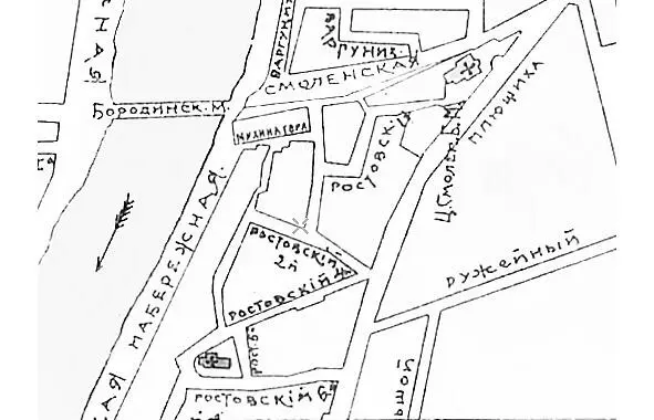 Карта Москвы из книги издания Сабашниковых 1917 года Карта Москвы 1938 года - фото 14