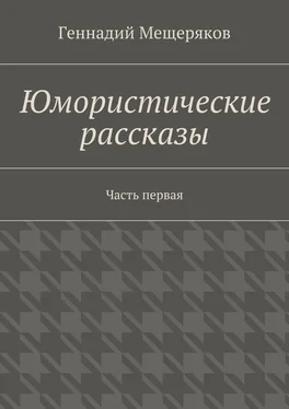 Геннадий Мещеряков Юмористические рассказы. Первая часть обложка книги