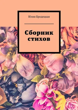 Юлия Бродецкая Сборник стихов обложка книги