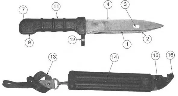 Фото 10Штыкнож нового типа Устройство армейских штыкножей фото 9 9а - фото 27