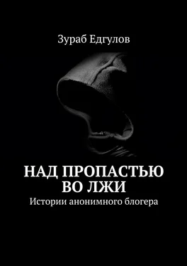 Зураб Едгулов Над пропастью во ЛЖИ. Истории анонимного блогера обложка книги