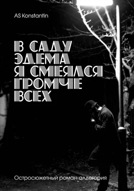 AS Konstantin В саду Эдема я смеялся громче всех. Остросюжетный роман-аллегория обложка книги