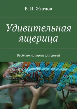 В. Жиглов Удивительная ящерица. Весёлые истории для детей обложка книги