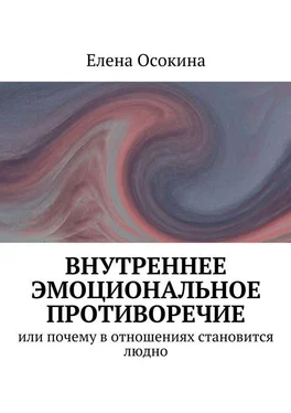 Елена Осокина Внутреннее эмоциональное противоречие. Или почему в отношениях становится людно обложка книги