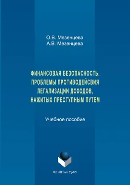 Анна Мезенцева Финансовая безопасность. Проблемы противодействия легализации доходов, нажитых преступным путем обложка книги