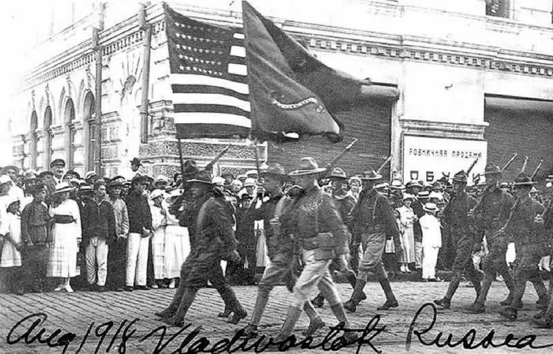 Парад американских войск во времена гражданской войны 19171922 во - фото 36