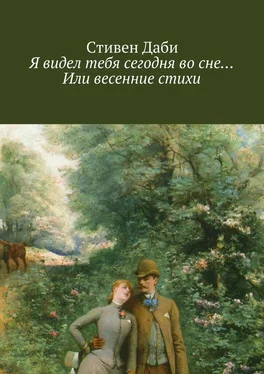 Стивен Даби Я видел тебя сегодня во сне… Или весенние стихи обложка книги