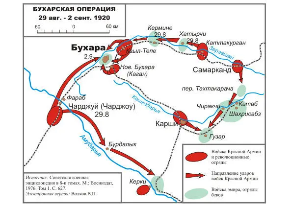 План операции РККА в Бухаре Подкрепление прибывает послезавтра Но до этого - фото 4