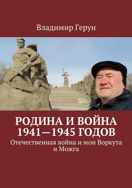 Владимир Герун Родина и война 1941—1945 годов. Отечественная война и мои Воркута и Можга обложка книги