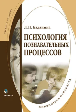 Лариса Баданина Психология познавательных процессов обложка книги