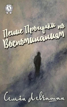 Семен Левчишин Пешие Прогулки по воспоминаниям обложка книги