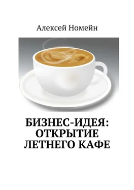 Алексей Номейн Бизнес-идея: открытие летнего кафе обложка книги