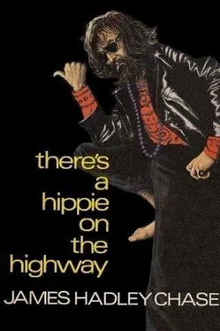 James Chase There’s a Hippie on the Highway обложка книги