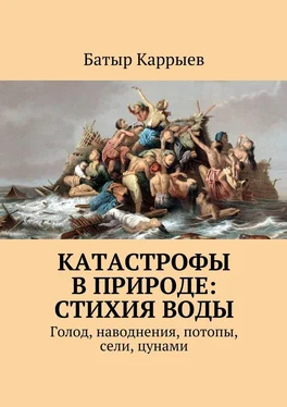 Батыр Каррыев Катастрофы в природе: стихия воды. Голод, наводнения, потопы, сели, цунами обложка книги