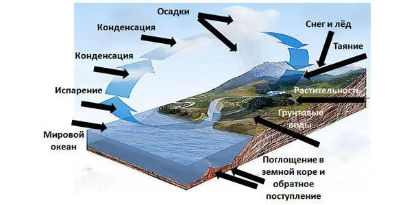 Вода на Земле находится в непрерывном движении Она течёт в реках перемещается - фото 13