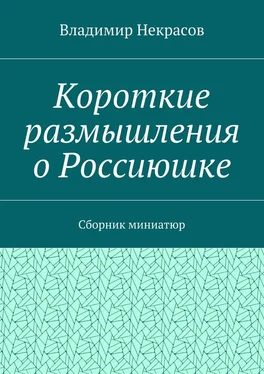 Владимир Некрасов Короткие размышления о Россиюшке. Сборник миниатюр обложка книги