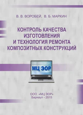 Виктор Маркин Контроль качества изготовления и технология ремонта композитных конструкций обложка книги