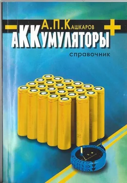 Андрей Кашкаров Аккумуляторы. Справочник обложка книги