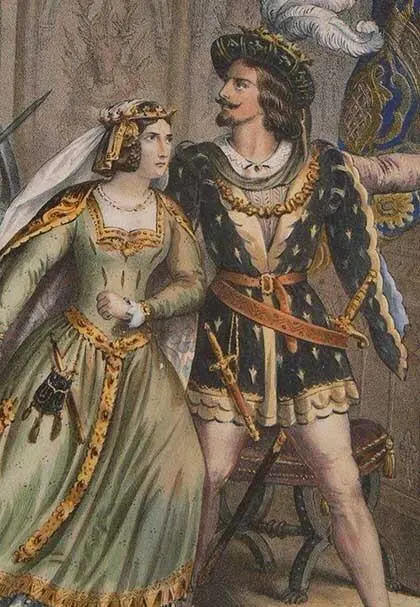Мария де Падилья и Педро I Гравюра XIX в Тем временем бастарды - фото 17