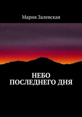 Мария Залевская Небо последнего дня обложка книги