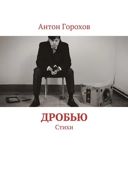 Антон Горохов Дробью. Стихи обложка книги