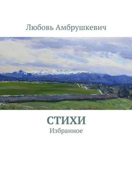 Любовь Амбрушкевич Стихи. Избранное обложка книги