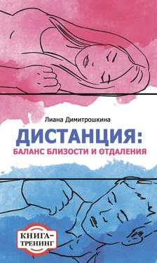 Лиана Димитрошкина Дистанция: баланс близости и отдаления. Книга-тренинг обложка книги