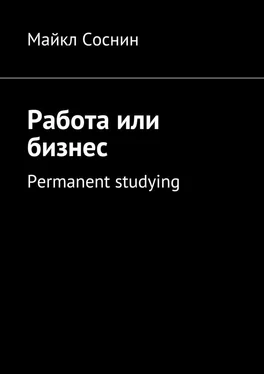 Майкл Соснин Работа или бизнес. Permanent studying обложка книги