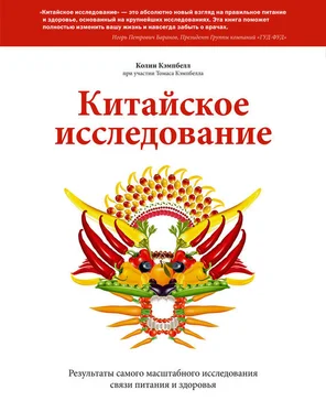 Колин Кэмпбелл Китайское исследование. Результаты самого масштабного исследования связи питания и здоровья обложка книги