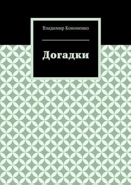 Владимир Кононенко Догадки обложка книги