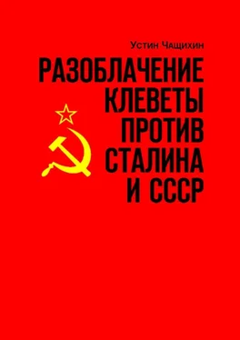 Устин Чащихин Разоблачение клеветы против Сталина и СССР. Независимое исследование обложка книги