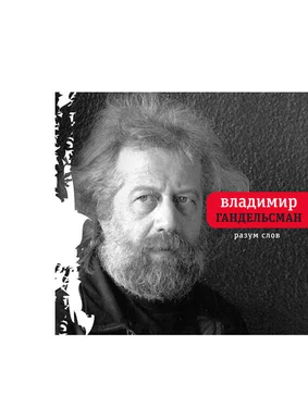 Владимир Гандельсман Разум слов обложка книги