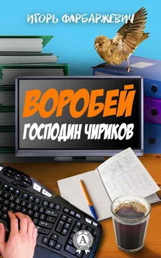 Игорь Фарбаржевич Воробей господин Чириков обложка книги