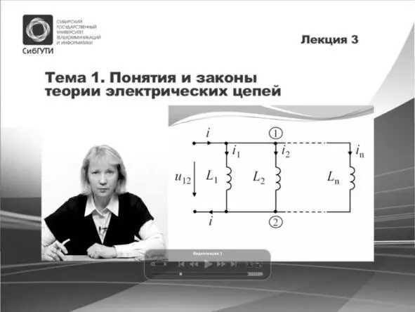 Рис 22 Кадр из электронной студийной видеолекции в СибГУТИ на экране - фото 6