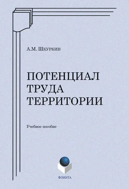 Анатолий Шкуркин Потенциал труда территории: учебное пособие обложка книги