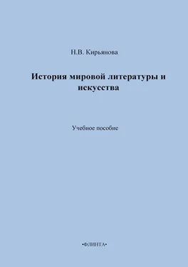 Наталия Кирьянова История мировой литературы и искусства. Учебное пособие обложка книги