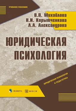 Надежда Корытченкова Юридическая психология: учебное пособие обложка книги