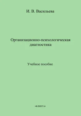 Инна Васильева Организационно-психологическая диагностика. Учебное пособие обложка книги