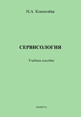 Нина Коноплева Сервисология. Учебное пособие обложка книги