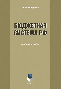 Екатерина Предеина Бюджетная система РФ обложка книги