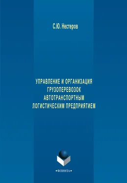 Сергей Нестеров Управление и организация грузоперевозок автотранспортным логистическим предприятием обложка книги