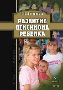 Светлана Плотникова Развитие лексикона ребенка обложка книги