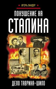 Игорь Ландер Покушение на Сталина. Дело Таврина – Шило обложка книги