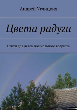 Андрей Углицких Цвета радуги. Стихи для детей дошкольного возраста обложка книги